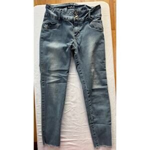 Diamante Denim-Reg Wash Skinny Jeans Size 13